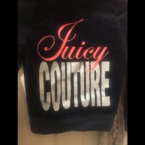 ♡ Juicy Couture velour hoodie size M